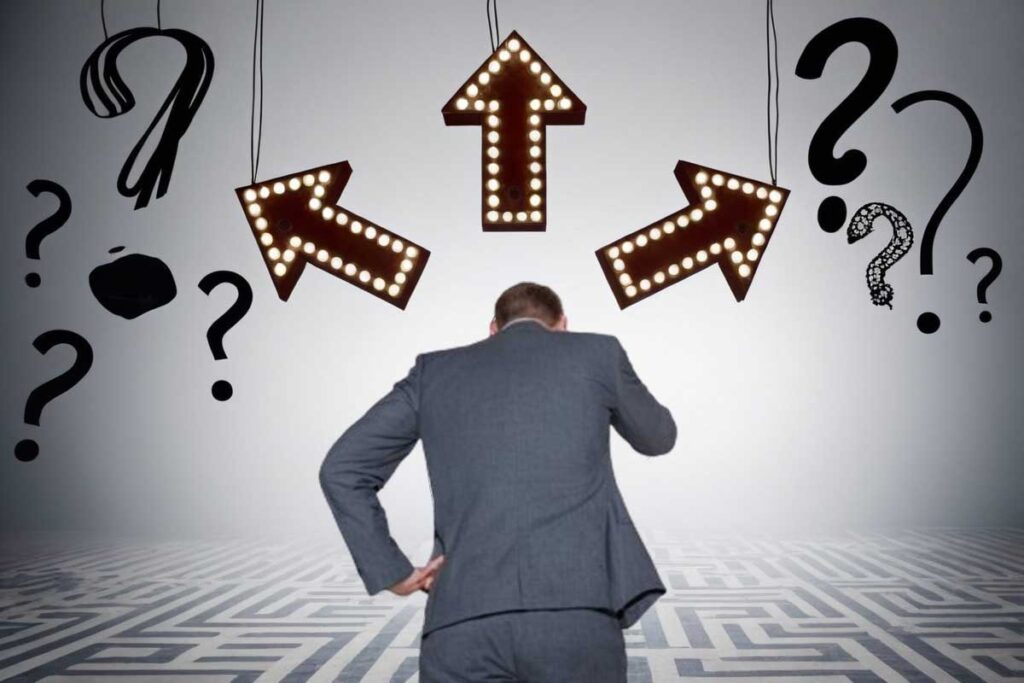 Un entrepreneur perdu dans ses choix de communication digitale