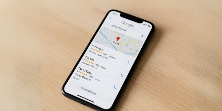 Recherche locale sur smartphone