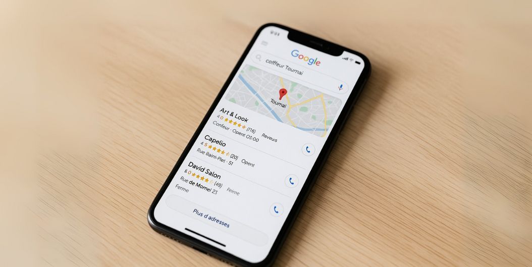 Recherche locale sur smartphone